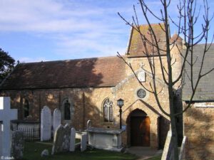 Saint Brelade's Church auf der Insel Jersey